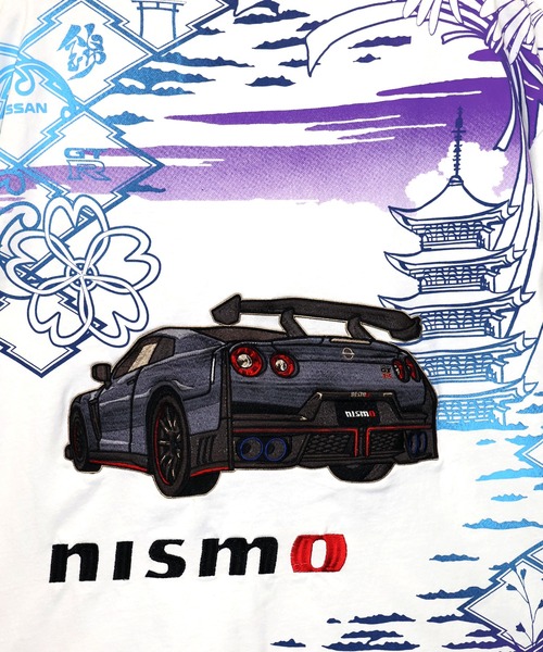 PANDIESTA(パンディエスタ)の「NISSAN×錦 NISMO GTR35 塔と紋様Tシャツ(M2)(Tシャツ/カットソー・メンズ・ホワイト/ブラック・L/XL/XXL/M)」の6枚目の写真