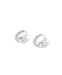 ステンレスニュアンスフープワンタッチピアス / 1051557