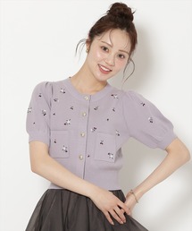WILLSELECTION（ウィルセレクション）の「【8/7(fri)発売】モチーフ刺繍カーディガン（カーディガン/ボレロ）」
