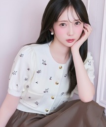 WILLSELECTION（ウィルセレクション）の「【8/7(fri)発売】モチーフ刺繍カーディガン（カーディガン/ボレロ）」