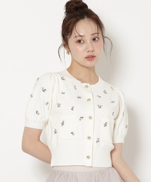 WILLSELECTION（ウィルセレクション）の「【8/7(fri)発売】モチーフ刺繍カーディガン（カーディガン/ボレロ）」