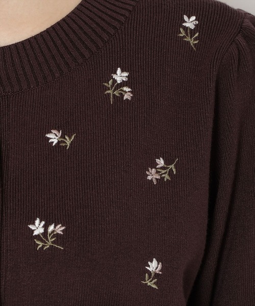 WILLSELECTION(ウィルセレクション)の「モチーフ刺繍カーディガン(カーディガン/ボレロ・レディース・ブラウン/ブラック/オフホワイト/ラベンダー/グレー/ピンク/ホワイト系その他/ボルドー・FREE)」の15枚目の写真