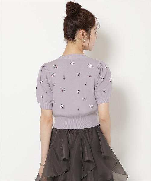 WILLSELECTION(ウィルセレクション)の「モチーフ刺繍カーディガン(カーディガン/ボレロ・レディース・ブラウン/ブラック/オフホワイト/ラベンダー/グレー/ピンク/ホワイト系その他/ボルドー・FREE)」の19枚目の写真