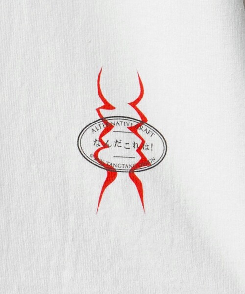 TANGTANG(タンタン)の「<TANGTANG>GASATARO2 ACUPOFBACK Tシャツ(Tシャツ/カットソー・メンズ・ホワイト・XL/M/S/L)」の6枚目の写真