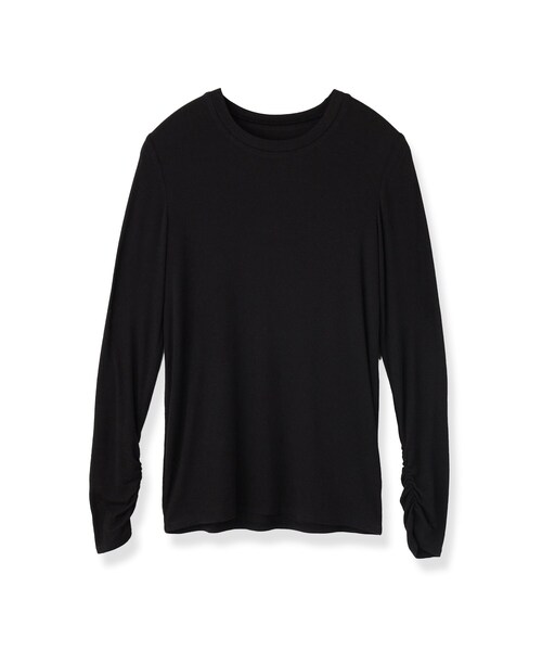 Reflect（リフレクト）の「【インナーに◎】クルーネックプルオーバー（Tシャツ/カットソー・レディース・ホワイト/ブラック・15 /13/11/09/07）」の13枚目の写真