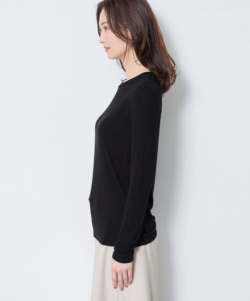 Reflect（リフレクト）の「【インナーに◎】クルーネックプルオーバー（Tシャツ/カットソー・レディース・ホワイト/ブラック・15 /13/11/09/07）」の15枚目の写真