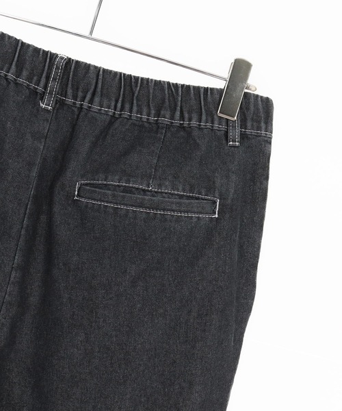 CAMBIO(カンビオ)の「mp15334- Two Tuck Wide Denim Pants ワイドデニムパンツ(AI-262-06)(デニムパンツ・メンズ・ブラック/ネイビー・M/L)」の18枚目の写真