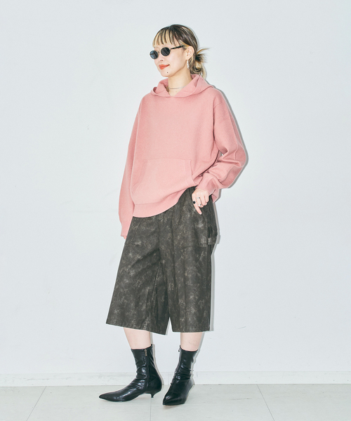 CITYSHOP(シティーショップ)の「FAUX LEATHER HALF パンツ(その他パンツ・レディース・ブラウン/キャメル・38/36)」の6枚目の写真