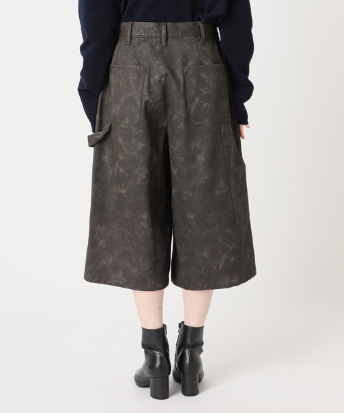 CITYSHOP(シティーショップ)の「FAUX LEATHER HALF パンツ(その他パンツ・レディース・ブラウン/キャメル・38/36)」の10枚目の写真