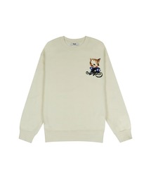 MSGM KIDS（エムエスジーエムキッズ）の「MSGM CUTE KITTY ビーズロゴ スウェットシャツ（スウェット）」