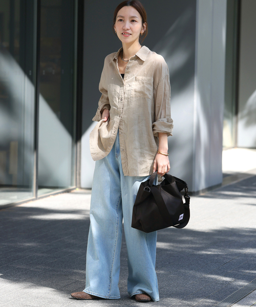 JOURNAL STANDARD relume(ジャーナルスタンダード レリューム)の「《WEB限定追加3》【Drifter/ドリフター】CARRY ALL BAG:ショルダーバッグ(ショルダーバッグ・レディース・ブラック・FREE)」の2枚目の写真