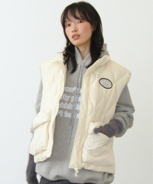 LOTSYOU(ロッツユー)の「LOTSYOU_Dont tell anyone Hoodie Gray(Tシャツ/カットソー・レディース・その他・OS)」の3枚目の写真