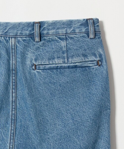 green label relaxing(グリーンレーベルリラクシング)の「ワイド ストレート デニム スラックス パンツ W5(デニムパンツ・メンズ・ネイビー/ライトブルー・S/L/XL/M)」の7枚目の写真