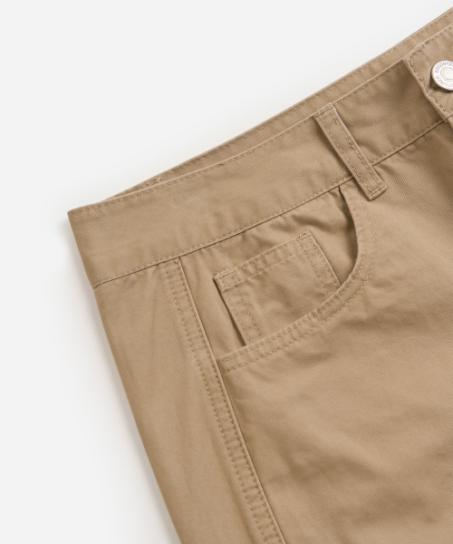 EXCONTAINER(エックスコンテナ)の「ブラッシュドコットンカーブドチノパンツ (BEIGE)(その他パンツ・メンズ・その他・SMALL/MEDIUM/LARGE/X-LARGE)」の5枚目の写真