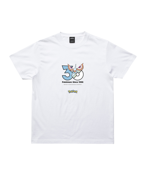 ZOZOSPOT(ゾゾスポット)の「Pokemon 30th Anniversary 1025 T-shirt 「アメモース」(Tシャツ/カットソー・レディース・ホワイト・SMALL/MEDIUM/LARGE/X-LARGE/XX-LARGE/XXX-LARGE/100cm/110cm/120cm/130cm/140cm/150cm/160cm)」の1枚目の写真