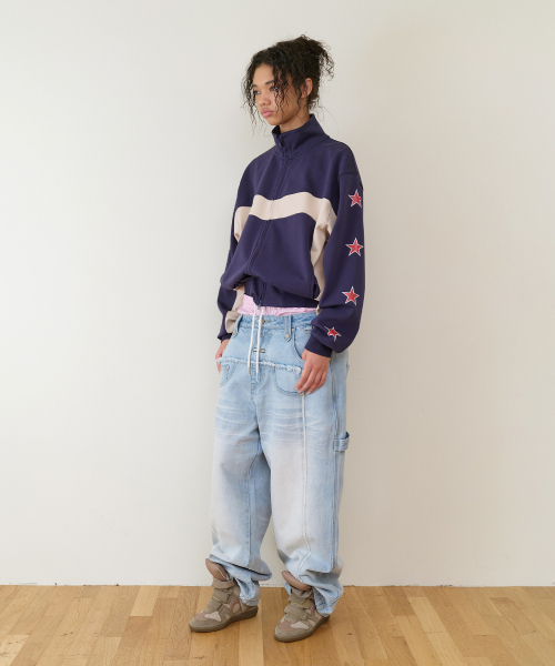 THEVINYLHOUSE（ザバイニルハウス）の「TRUNK LAYERED LOOSE PANTS LIGHT BLUE（デニムパンツ・メンズ・その他・MEDIUM/LARGE/SMALL）」の6枚目の写真