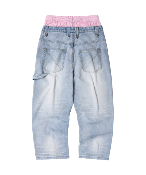 THEVINYLHOUSE（ザバイニルハウス）の「TRUNK LAYERED LOOSE PANTS LIGHT BLUE（デニムパンツ・メンズ・その他・MEDIUM/LARGE/SMALL）」の10枚目の写真