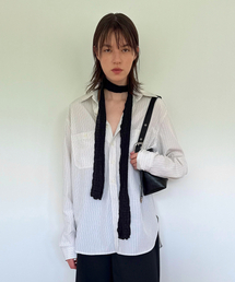 STRIPE POCKET SHIRTS (ivory)