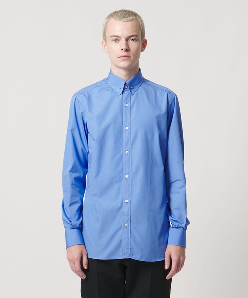 UNITED ARROWS & SONS（ユナイテッドアローズアンドサンズ）の「＜UNITED ARROWS & SONS by MASATAKA HATTORI＞ PIN/HOLE SHIRT/シャツ（シャツ/ブラウス・メンズ・コバルトブルー・38cm/39cm/40cm/41cm/42cm/43cm）」の2枚目の写真