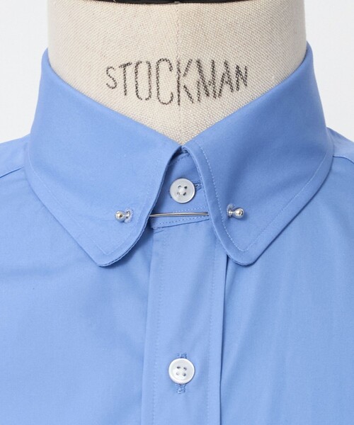 UNITED ARROWS & SONS（ユナイテッドアローズアンドサンズ）の「＜UNITED ARROWS & SONS by MASATAKA HATTORI＞ PIN/HOLE SHIRT/シャツ（シャツ/ブラウス・メンズ・コバルトブルー・38cm/39cm/40cm/41cm/42cm/43cm）」の7枚目の写真