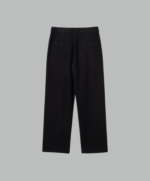 NONBLANK(ノンブランク)の「ウールフランネル ルーズフィットパンツ_BLACK(スラックス・メンズ・その他・MEDIUM/LARGE/X-LARGE/XX-LARGE)」の3枚目の写真