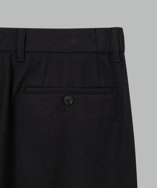 NONBLANK(ノンブランク)の「ウールフランネル ルーズフィットパンツ_BLACK(スラックス・メンズ・その他・MEDIUM/LARGE/X-LARGE/XX-LARGE)」の5枚目の写真