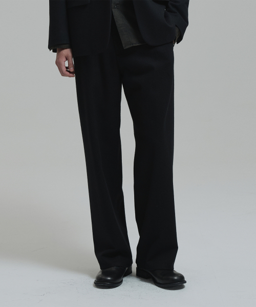 NONBLANK(ノンブランク)の「ウールフランネル ルーズフィットパンツ_BLACK(スラックス・メンズ・その他・MEDIUM/LARGE/X-LARGE/XX-LARGE)」の6枚目の写真