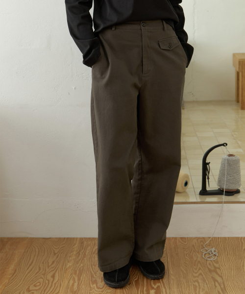 THEMITTEN(ザ・ミトン)の「フラップポケットパンツ(バーク)(その他パンツ・レディース・その他・SMALL/MEDIUM)」の1枚目の写真