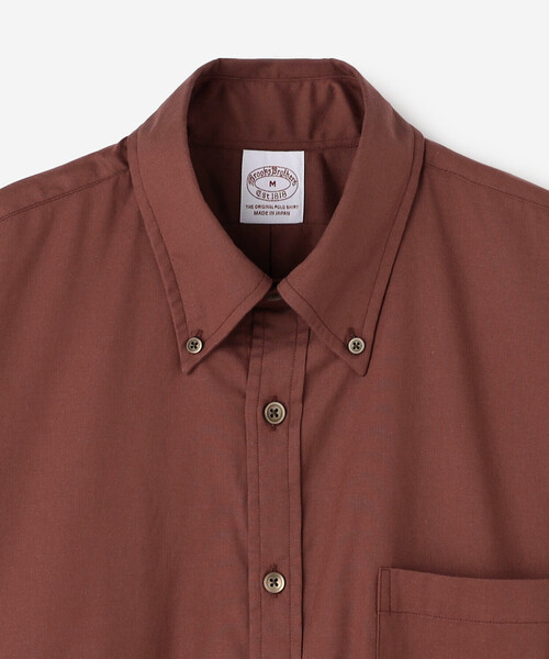 BROOKS BROTHERS(ブルックスブラザーズ)の「Brooks Brothers | 〈別注〉ピンポイントオックス ボタンダウンシャツ WOMEN(シャツ/ブラウス・レディース・ブラウン・M/S)」の4枚目の写真