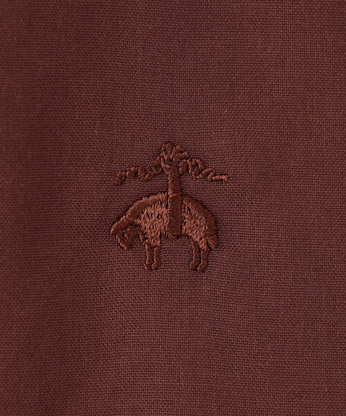 BROOKS BROTHERS(ブルックスブラザーズ)の「Brooks Brothers | 〈別注〉ピンポイントオックス ボタンダウンシャツ WOMEN(シャツ/ブラウス・レディース・ブラウン・M/S)」の8枚目の写真