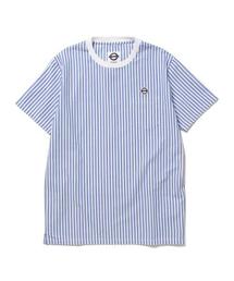 BEAMS T | ROUNDEL LONDON / ストライプ パネル Tシャツ(Tシャツ/カットソー)