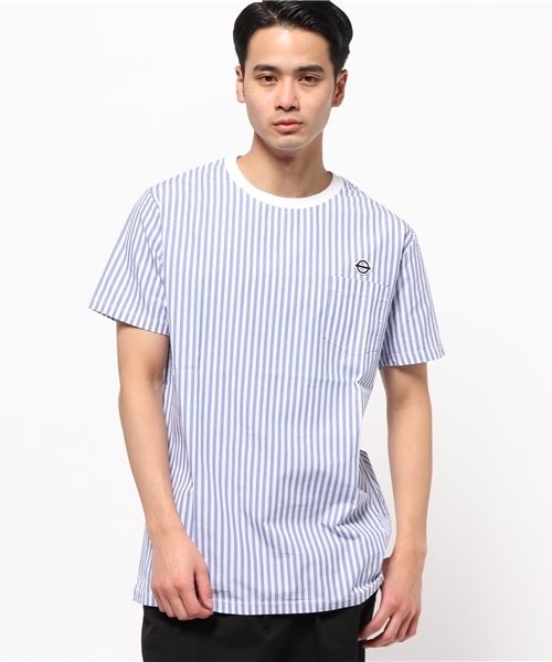 BEAMS T(ビームスティー)の「ROUNDEL LONDON / ストライプ パネル Tシャツ(Tシャツ/カットソー・メンズ・その他1・LARGE/MEDIUM)」の2枚目の写真