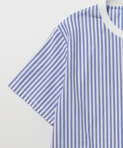 BEAMS T(ビームスティー)の「ROUNDEL LONDON / ストライプ パネル Tシャツ(Tシャツ/カットソー・メンズ・その他1・LARGE/MEDIUM)」の5枚目の写真