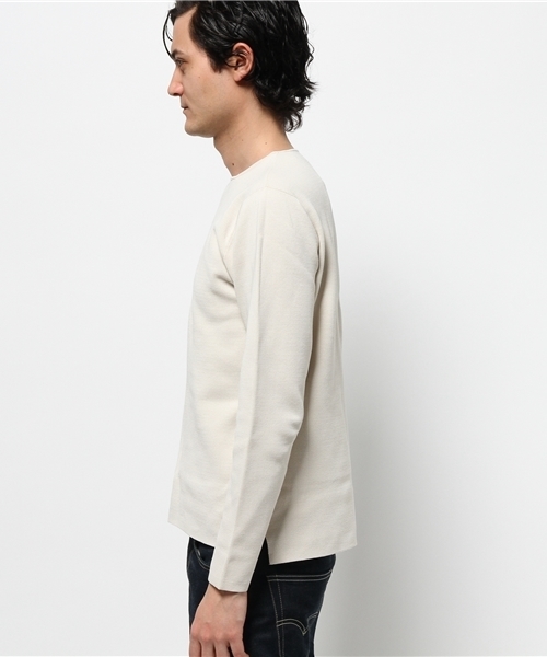 URBAN RESEARCH（アーバンリサーチ）の「UR ミラノリブロングスリーブクルーネック（ニット/セーター・メンズ・キャメル/アイボリー/ネイビー/グレー・MEDIUM/LARGE）」の5枚目の写真
