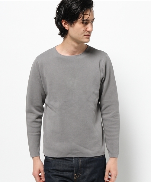 URBAN RESEARCH（アーバンリサーチ）の「UR ミラノリブロングスリーブクルーネック（ニット/セーター・メンズ・キャメル/アイボリー/ネイビー/グレー・MEDIUM/LARGE）」の12枚目の写真