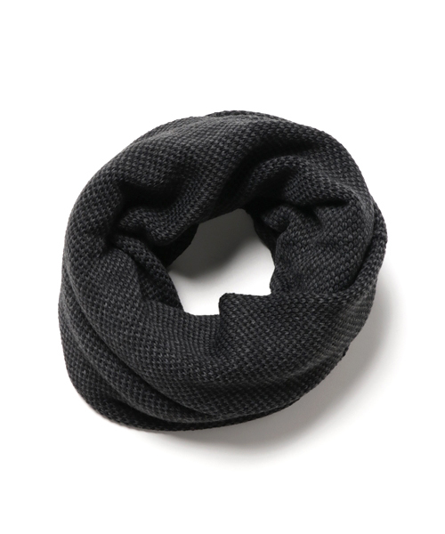 WEGO(ウィゴー)の「WEGO/鹿の子スヌード(ネックウォーマー/スヌード・メンズ・ネイビー/グレー・FREE)」の5枚目の写真