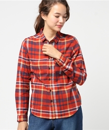 CUBE SUGAR | 先染めネルチェックレギュラーシャツ(シャツ/ブラウス)