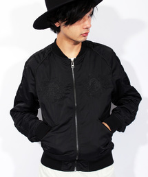 ８(eight) | 虎 龍 スカジャン ジャケット サテン ブルゾン (スカジャン)