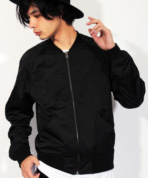 ８(eight)（エイト）の「タイガー スカジャン ジャケット（スカジャン・メンズ・ブラック系その他/ブラック系その他2/グリーン系その他/グリーン系その他2/グリーン系その他3/ブラック系その他3・MEDIUM/LARGE）」の3枚目の写真