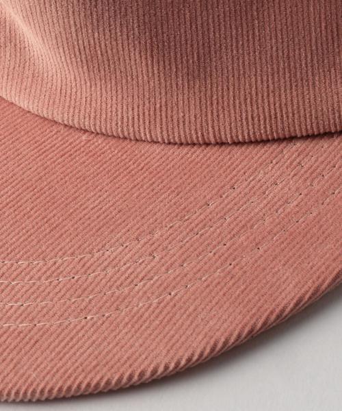 BEAUTY&YOUTH UNITED ARROWS（ビューティーアンドユースユナイテッドアローズ）の「BY コーデュロイ ベースボールキャップ  ◆（キャップ・メンズ・ホワイト/ブラック/ベージュ/ピンク・FREE）」の7枚目の写真