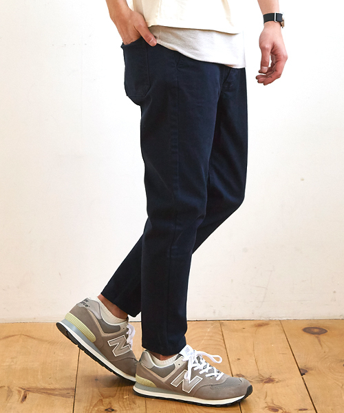 KRIFF MAYER(クリフメイヤー)の「ストレッチツイル ナロークライミングパンツ(チノパンツ・メンズ・ベージュ/ネイビー/カーキ/オフホワイト/ライトグレー/サックスブルー/ブルー/ブラック/ブラウン/ブルー系その他/サンドベージュ/チャコール/オリーブ/ダークネイビー/キャメル・MEDIUM/SMALL/LARGE/X-LARGE)」の10枚目の写真