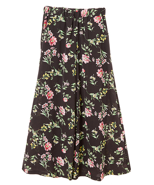 fifth(フィフス)の「ボタニカルフラワーワイドパンツ(その他パンツ・レディース・ネイビー/ブラック・MEDIUM)」の2枚目の写真