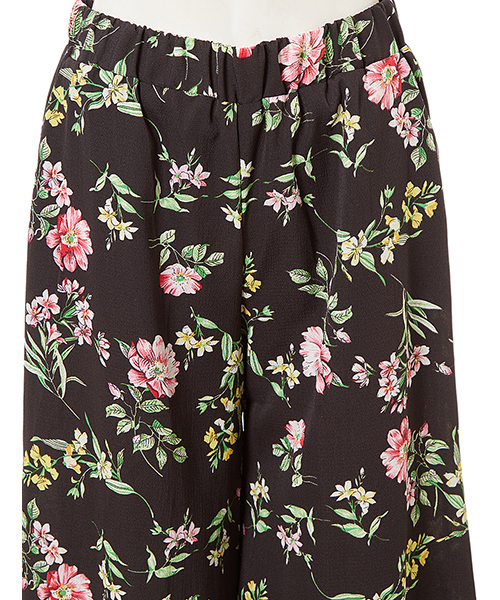 fifth(フィフス)の「ボタニカルフラワーワイドパンツ(その他パンツ・レディース・ネイビー/ブラック・MEDIUM)」の6枚目の写真