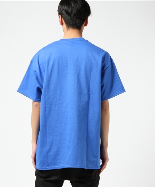 WEGO（ウィゴー）の「WEGO/エクストリームビッグシルエットカットソー（Tシャツ/カットソー・メンズ・イエロー/オレンジ/ライム/ピンク/ブルー/サックスブルー・X-LARGE）」の8枚目の写真