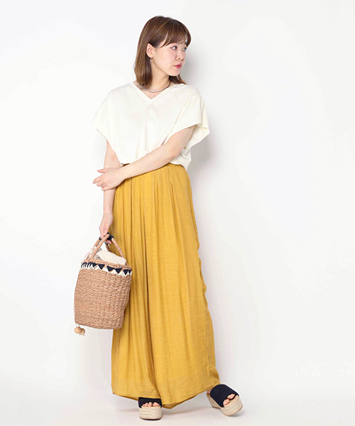 notch.（ノッチ）の「クスコトートバッグ（かごバッグ・レディース・ブラック/レッド・ONE SIZE）」の4枚目の写真