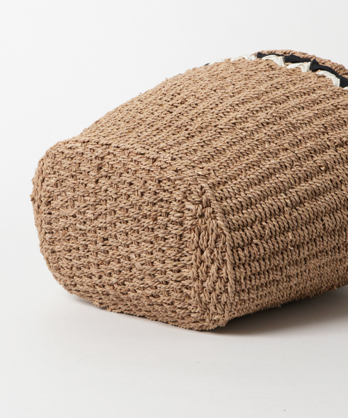 notch.（ノッチ）の「クスコトートバッグ（かごバッグ・レディース・ブラック/レッド・ONE SIZE）」の10枚目の写真