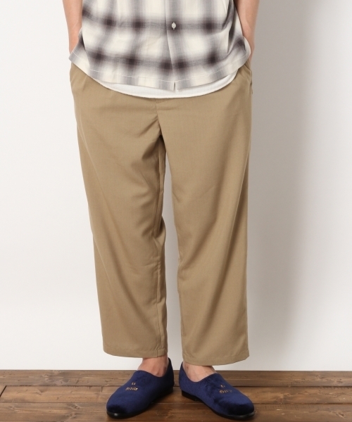 RAGEBLUE（レイジブルー）の「TRトロピカルワイドアンクルパンツ/763624（スラックス・メンズ・ブラック/グレー系その他/ベージュ/ワインレッド・MEDIUM/SMALL/LARGE）」の4枚目の写真