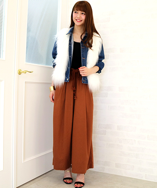 N.（N. Natural Beauty Basic）（エヌエヌナチュラルビューティーベーシック）の「ファーベスト（その他アウター・レディース・グレー/ホワイト・MEDIUM）」の18枚目の写真