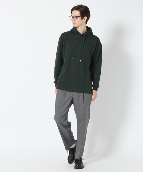 GLOBAL WORK（グローバルワーク）の「T/CポンチTEEパーカー/764289（パーカー・メンズ・ワインレッド/グリーン系その他/ホワイト・SMALL/LARGE/MEDIUM/X-LARGE）」の12枚目の写真