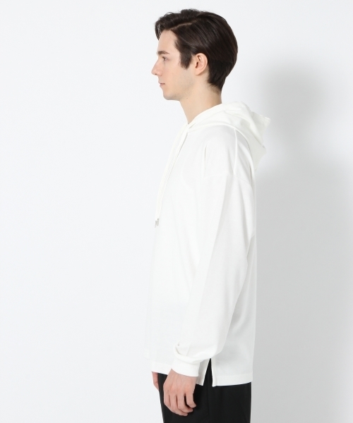 GLOBAL WORK（グローバルワーク）の「T/CポンチTEEパーカー/764289（パーカー・メンズ・ワインレッド/グリーン系その他/ホワイト・SMALL/LARGE/MEDIUM/X-LARGE）」の4枚目の写真